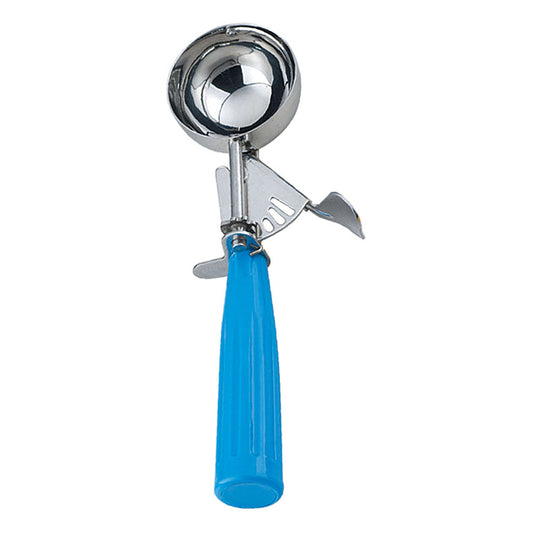 Omcan 34844 2 3/4 oz Ice Cream Disher with Blue Plastic Handle (Size 16)