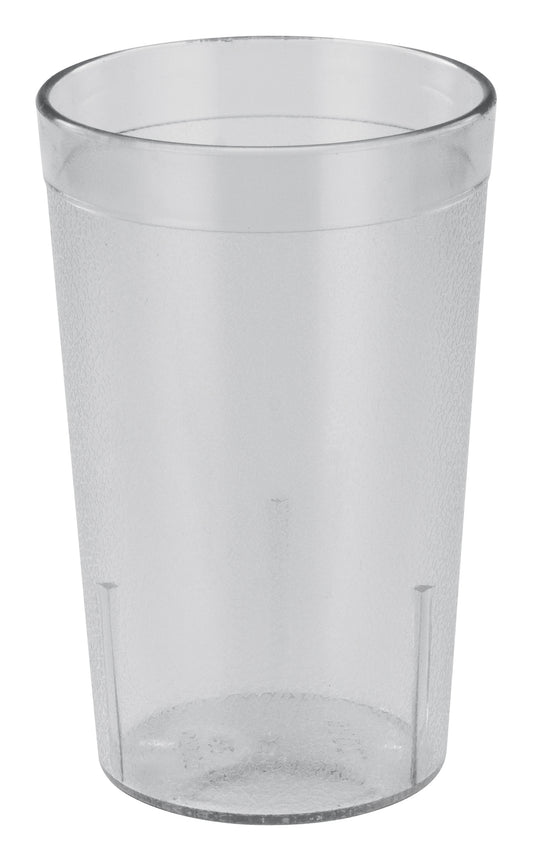 Winco PTP-09C 9-1/2 oz. Clear Pebbled Tumblers