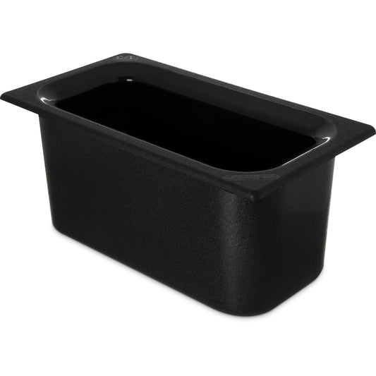 Carlisle CM110203 1/3 Size Black Coldmaster Food Pan