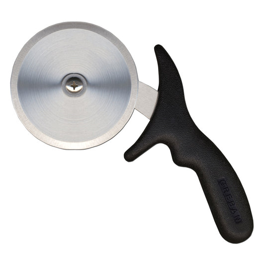 Omcan 12794 4-inch Black Handle Stainless Steel Pizza Cutter