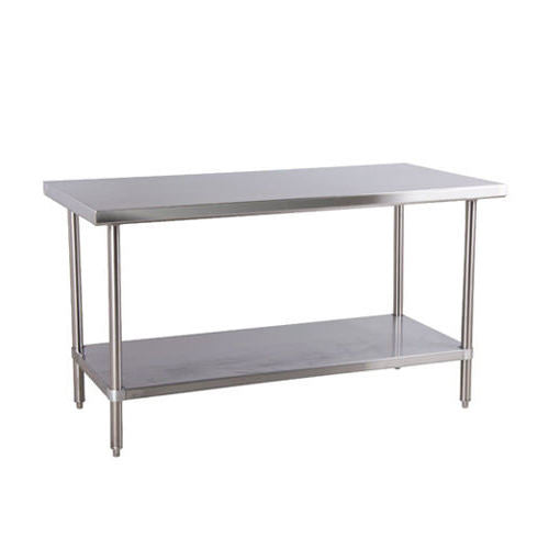 Thorinox DSST-3072-GS 30" x 72" Stainless Steel Work Table with Galvanized Steel Undershelf & Legs