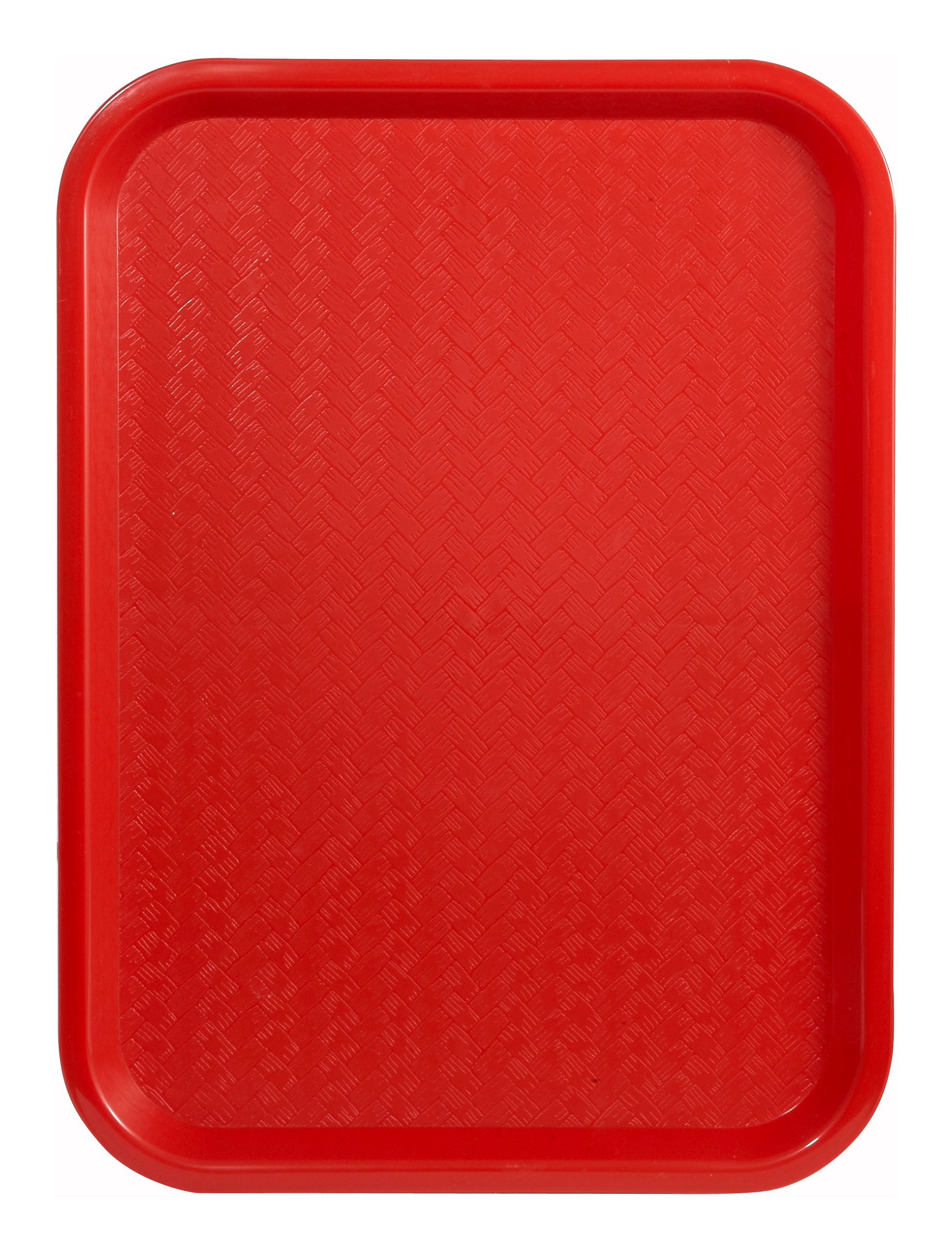 Winco FFT-1216R 12" x 16" Red Fast Food Tray