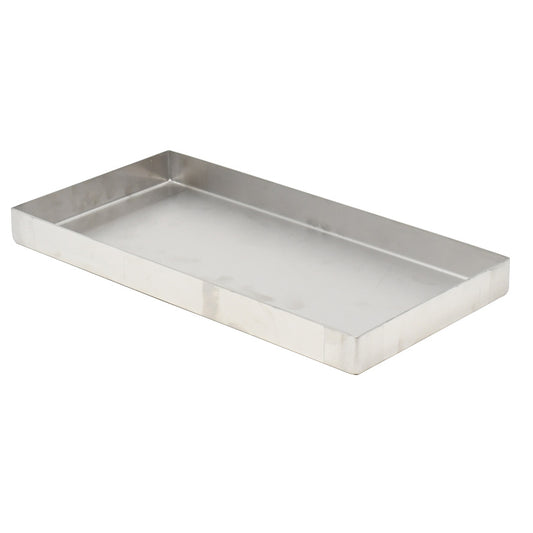 Omcan 43128 6" x 12" x 1" Stainless Steel Pan