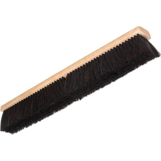 Carlisle 4503103 24" Black Flo-Pac Hardwood Push Broom Head with Blended Horsehair