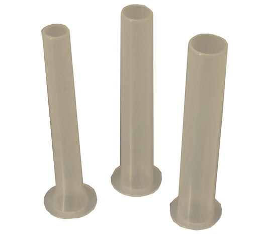 Omcan 16823 3 pc. Funnel Set for item 44203 Vertical Direct Drive Economy Sausage Stuffer