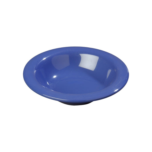 Carlisle 3304014 8 oz Ocean Blue Sierrus Melamine Rimmed Bowl