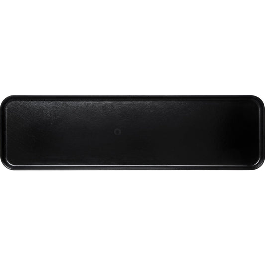 Carlisle 830FMT309 30" x 8 1/2" x 3/4" Ebony Fiberglass Market Tray