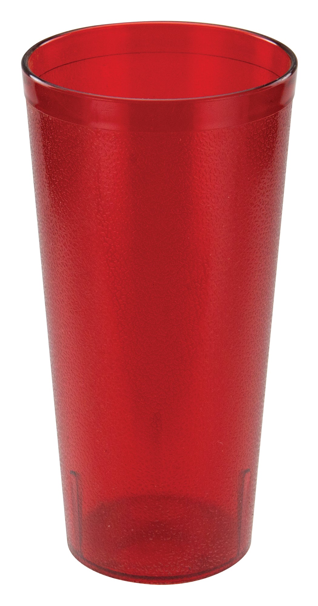 Winco PTP-24R 24oz. Red Pebbled Tumblers