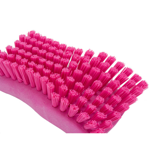 Carlisle 40521EC26 6" Pink Sparta Color Coded Hand Scrub Brush