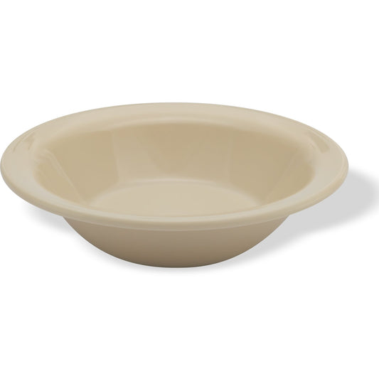 Carlisle KL80025 5 oz Tan Kingline Melamine Rimmed Fruit Bowl