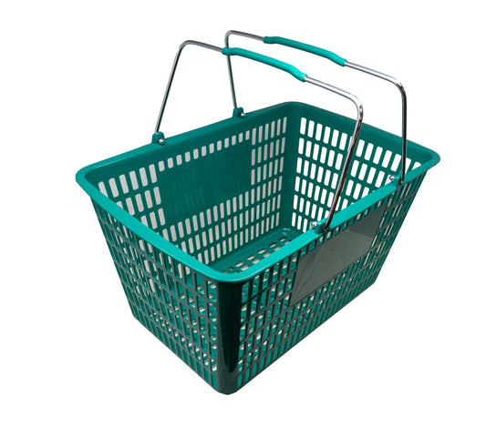 Omcan 13024 Green Plastic-Steel Shopping Basket