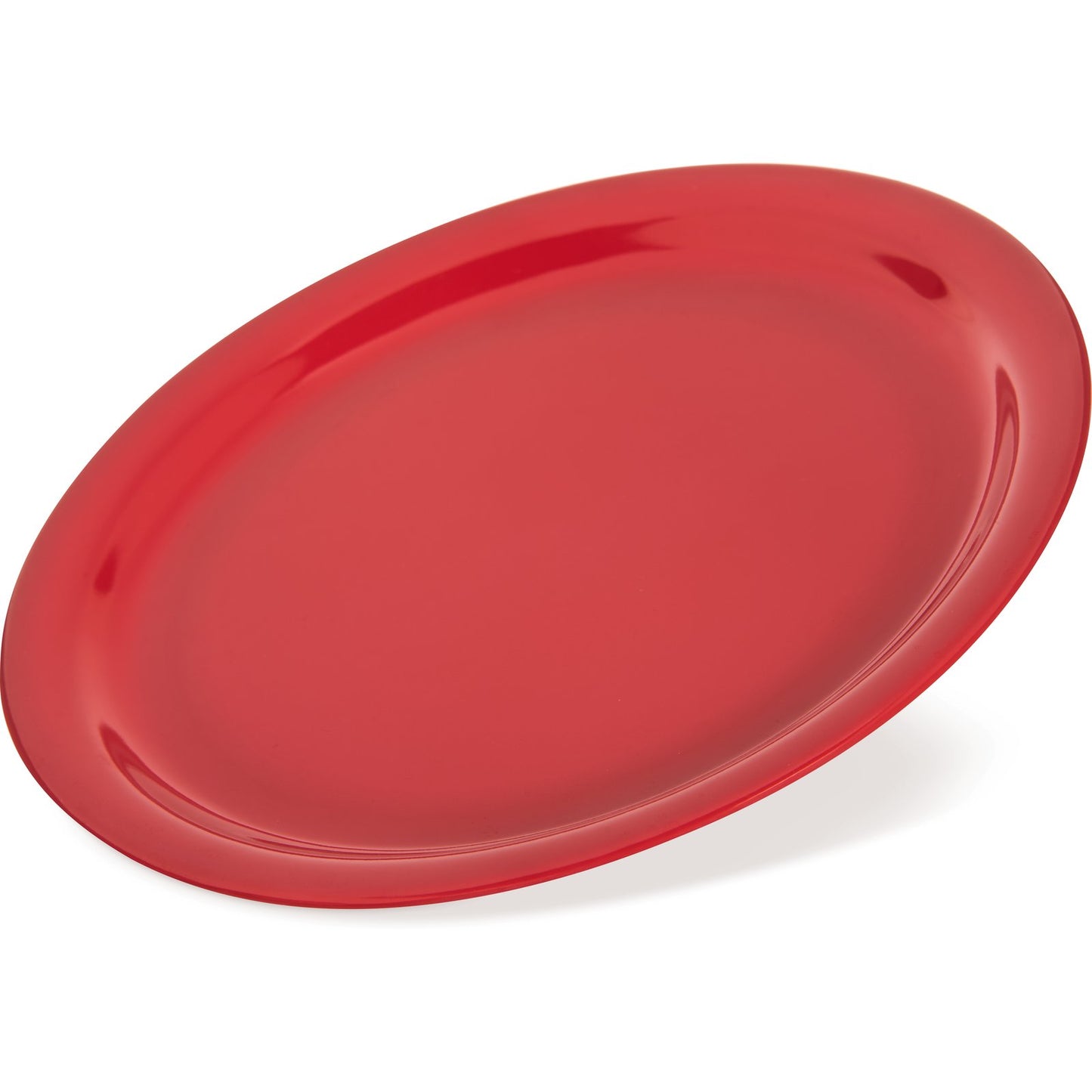 Carlisle KL20005 9" Red Kingline Melamine Dinner Plate