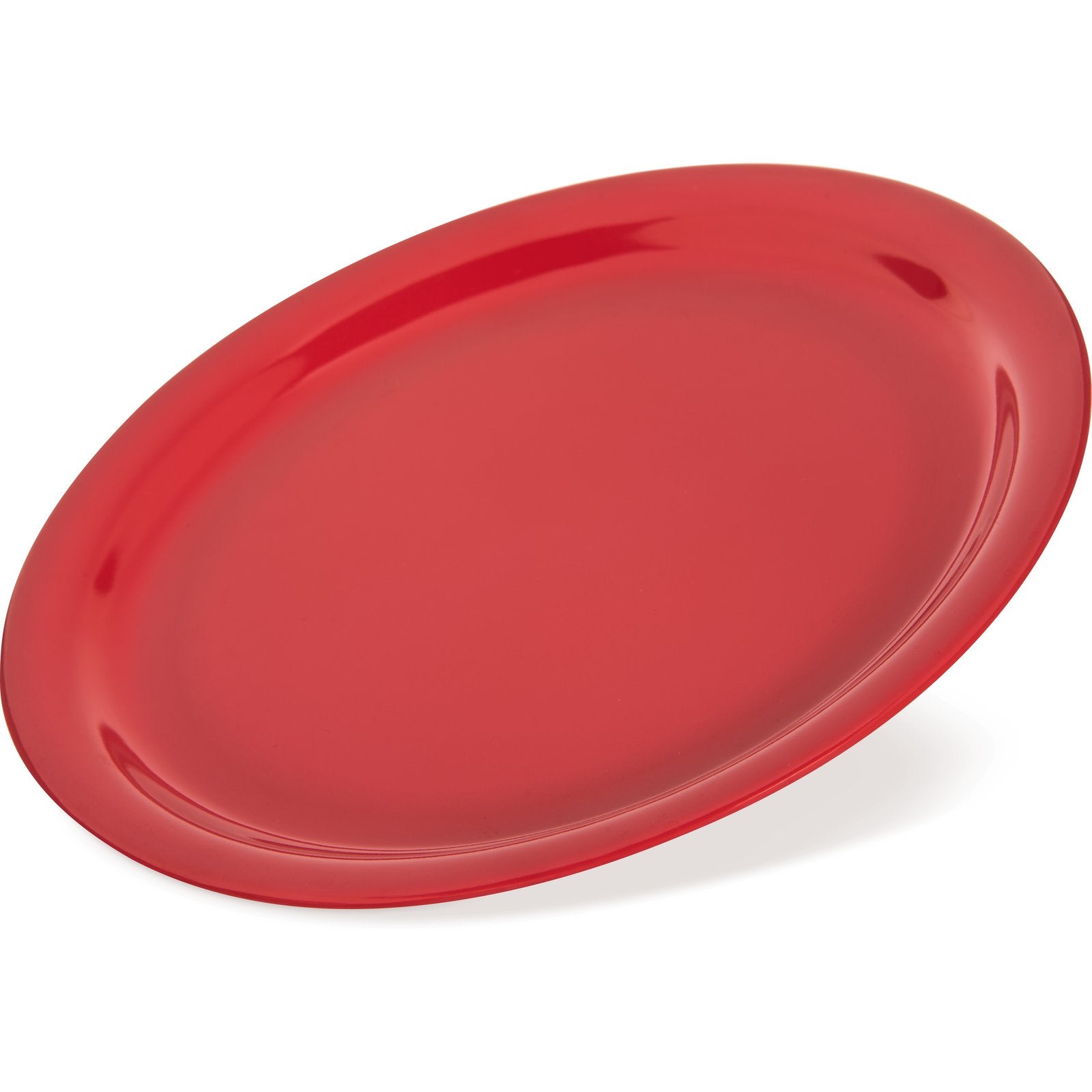 Carlisle KL20005 9" Red Kingline Melamine Dinner Plate