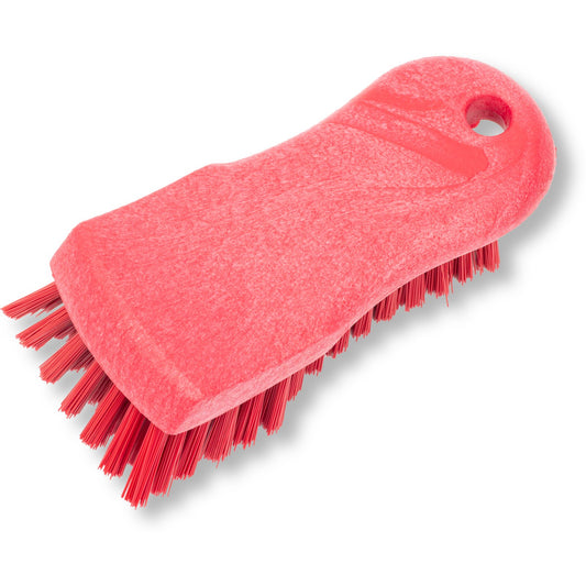 Carlisle 40521EC05 6" Red Sparta Color Coded Hand Scrub Brush