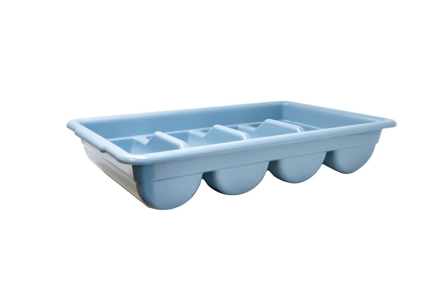 Omcan 40401 Gray 4-Compartment Cutlery Holder