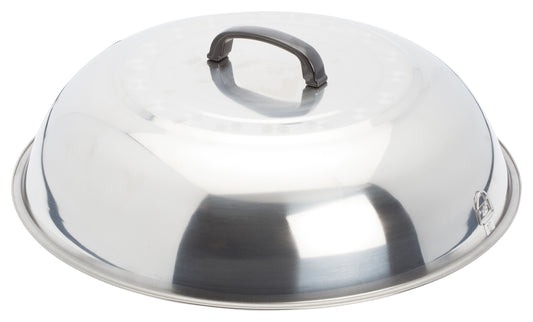 Winco WKCS-18 17-3/4" Stainless Steel Wok Cover