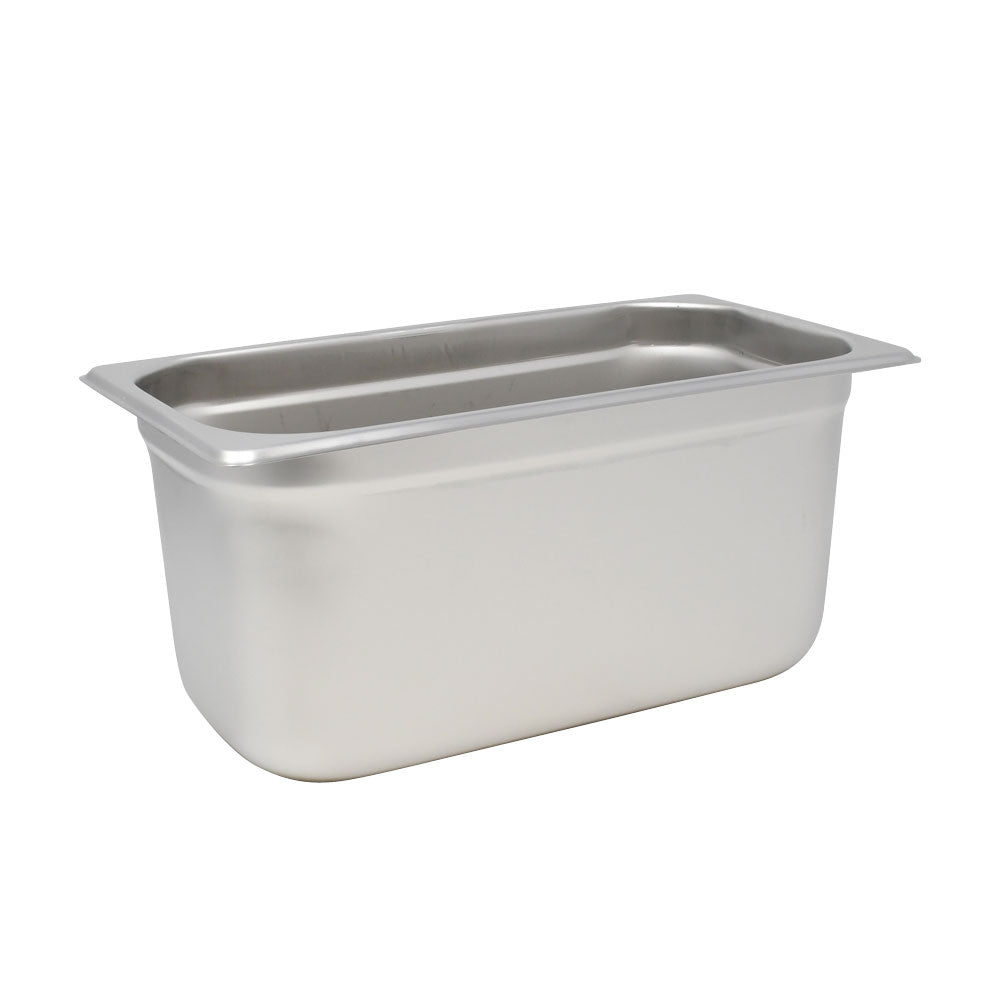 Omcan 80269 Third-size Stainless Steel Anti-Jam Steam Table Pan- 6" Deep