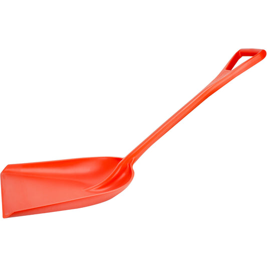 Carlisle 41077EC24 13.75" x 16.5" Orange Sparta Sanitary Shovel