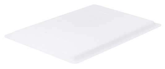 Winco PFHW-C 18" x 12" White Polypropylene Half-size Cover for PFFW-series