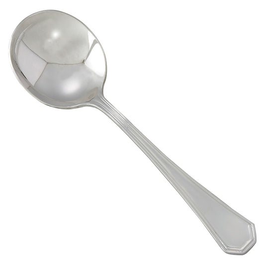 Winco 0035-04 Victoria Bouillon Spoon, 18/8 Extra Heavyweight