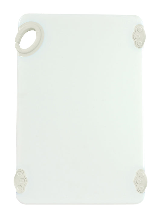 Winco CBN-1218WT 12"x18"x1/2" White Cutting Board with Hook