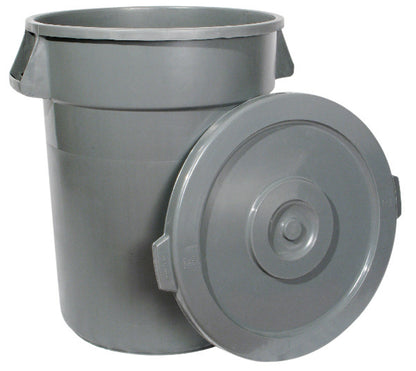 Winco PTC-32G 32 Gallon Gray Trash Can