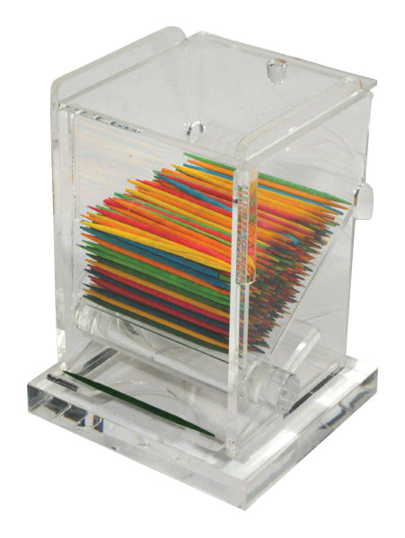 Winco ACTD-3 Acrylic Toothpick Dispenser