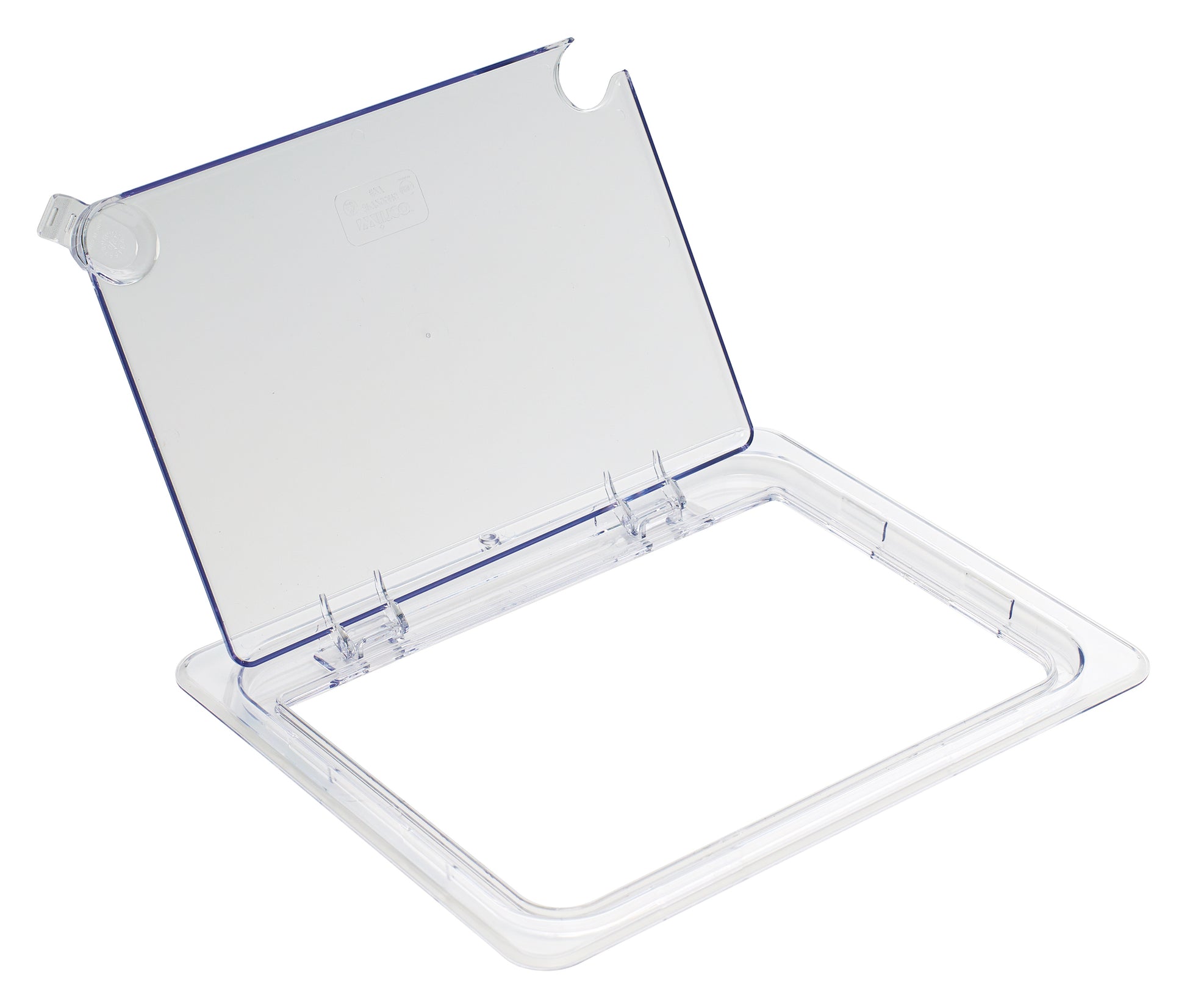 Winco SP7200H 1/2 Size Clear Hinged Lid Cover for SP7202/7204/7206/7208