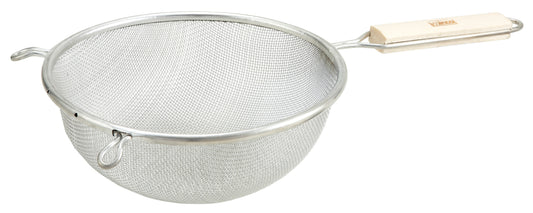 Winco MST-6S 6-1/4" Tin Single Mesh Strainer, Medium