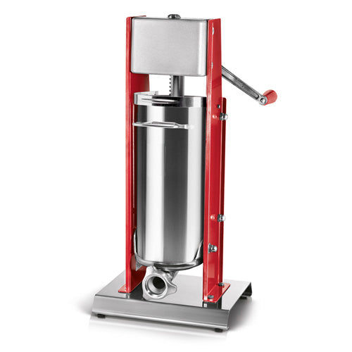 Omcan 38000 15 lb Elite Series Vertical Two-Speed Gear-Driven Manual Sausage Stuffer