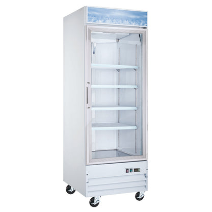 Omcan 50030 31" Single Swing Glass Door Freezer