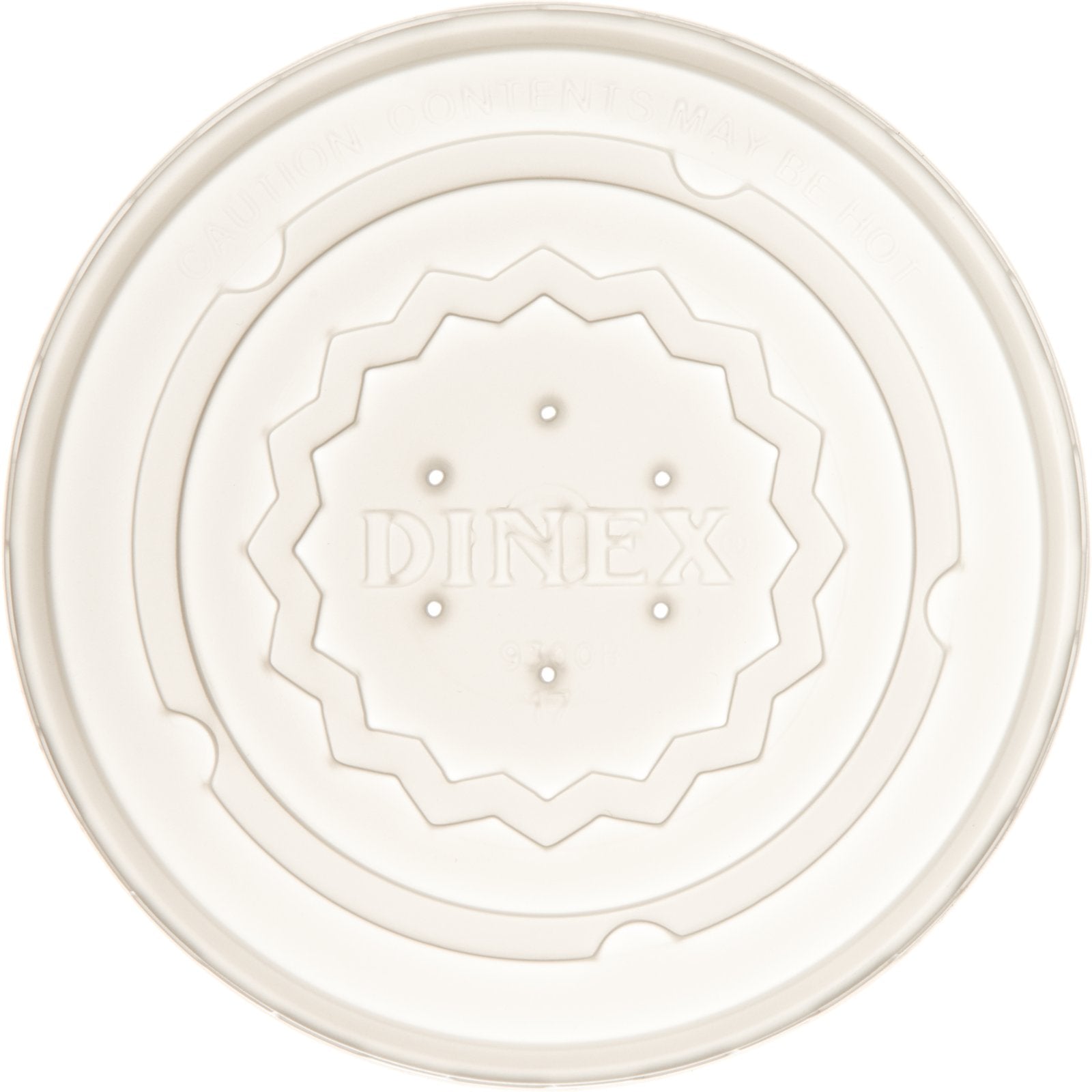 Dinex DX9300B7000 4.5" White Tropez Bowl Lid (1000/cs)