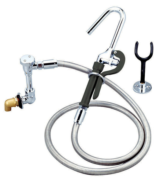 BK Resources BKF-BSMPF-G Optiflow Pot Filler Utility Spray, Splash/Wall Mount, Remote Valve