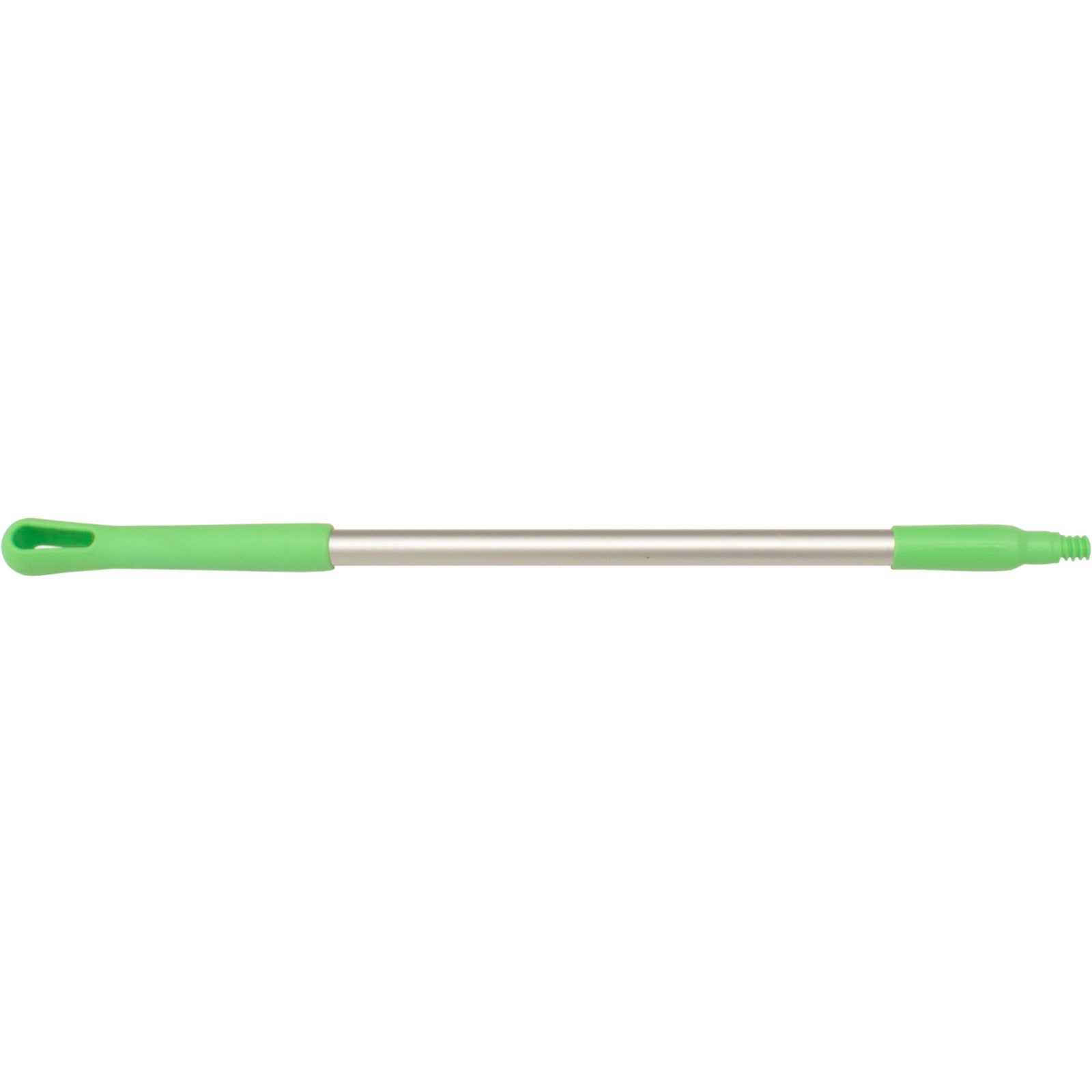 Carlisle 40216EC75 48" Lime Natural Aluminum Handle with Color-Coded Tip and Hang Up Cap