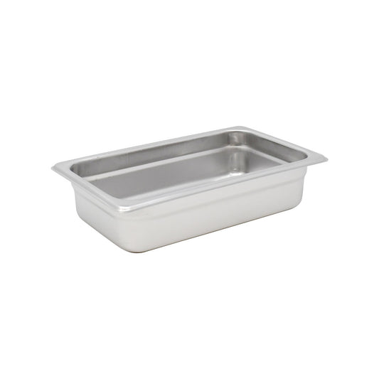 Omcan 80272 Quarter-size Stainless Steel Steam Table Pan - 2.5" Deep
