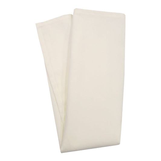 Snap Drape 54412020NH081 20" x 20" Ivory Spun Poly Market Place Linens Napkin