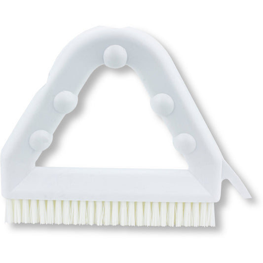 Carlisle 41323EC02 9" White Spart Color Coded Tile and Grout Brush