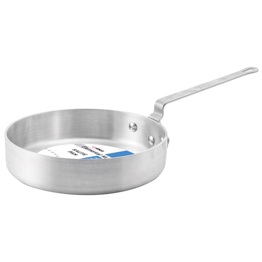 Winco ASET-7 7 Qt. Elemental Aluminum Saute Pan