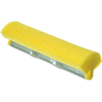 Carlisle 4030600 12" Yellow Foam Sponge Flo-Pac Professional Roller Sponge Mop Refill