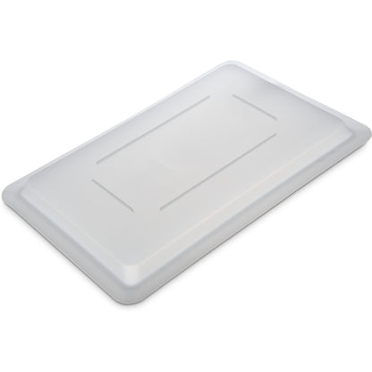 Carlisle 1063702 18" x 12" White Polyethylene StorPlus Food Storage Container "Lock-Tight" Lid