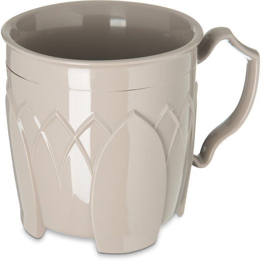 Carlisle DX500031 8 oz Latte Polypropylene Fenwick Mug