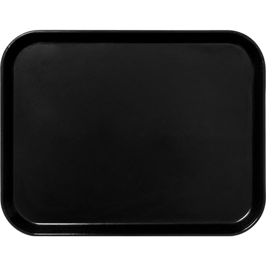 Carlisle 2015FG004 20.25" x 15" Black Glasteel Fiberglass Tray