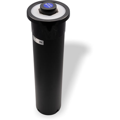 San Jamar C2410SM Black Surface-Mount EZ-Fit Dispenser for 8-46oz Cup