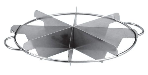 Omcan 80422 Stainless Steel 7-Cut Pie Cutter