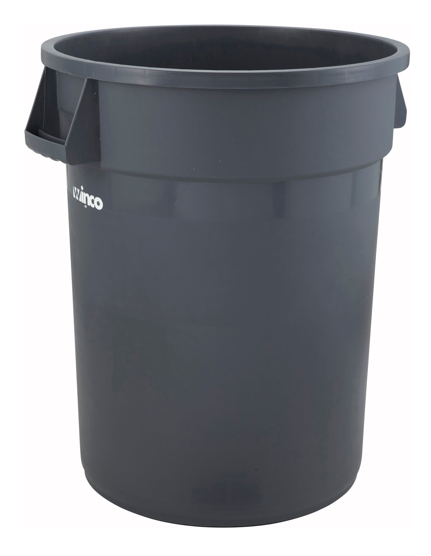 Winco PTC-44G 44 Gallon Gray Round Trash Can