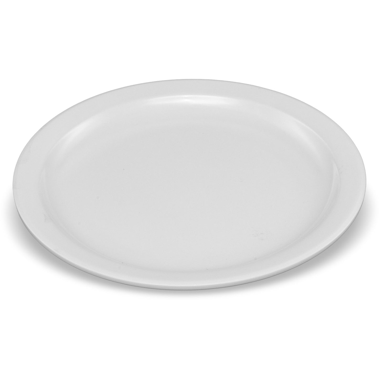 Carlisle KL20102 7.25" White Kingline Melamine Sandwich Plate
