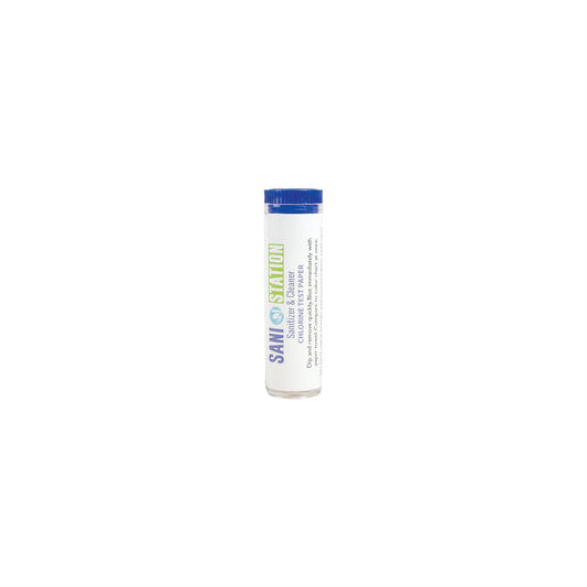 San Jamar SANISTRIPS Sani Station Chlorine Test Strips