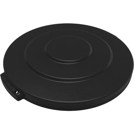 Sparta 84101103 10 Gallon Black Round Polyethylene Bronco Waste Bin Trash Container Lid