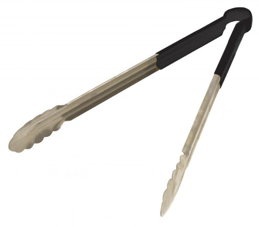 Omcan 80550 16-inch Black Plastic Handle Heavy-Duty Utility Tong
