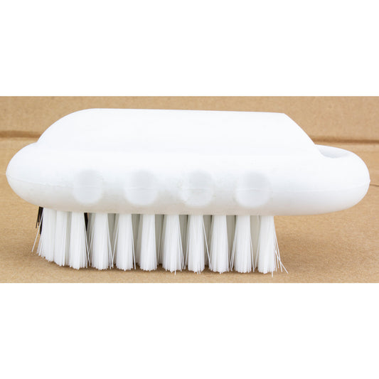 Carlisle 40020EC02 5" White Hand and Nail Brush